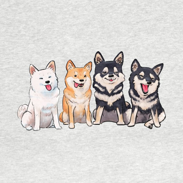 Shiba Friends by trmrddr